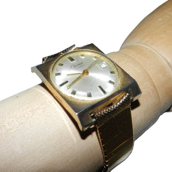 Vintage Chronex M.Z.BERGER Manual Swiss Made Men's Watch Gold Tone Very RARE! - Picture 15 of 16